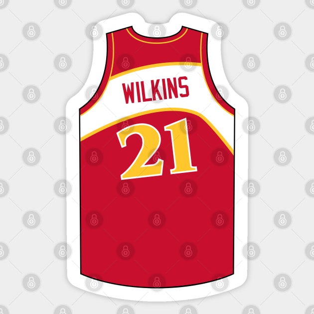 Dominique wilkins sales jersey number